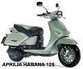 Aprilia HABANA 125 4ST. onderdelen