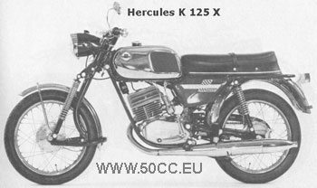 Hercules K 125 X onderdelen