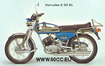 Hercules K 50 RL 1974-76 onderdelen