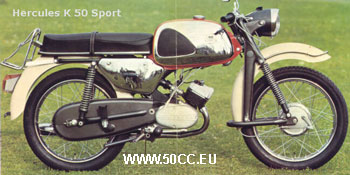 Hercules K 50 SPORT 1968-69 onderdelen