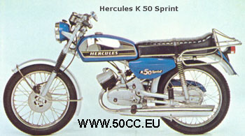 Hercules K 50 SPRINT 1975-77 onderdelen