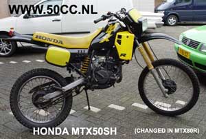 Honda MTX50SH parts