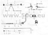 Zundapp - 517-05la  cs50 - Rem + motor steun