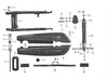 Zundapp - 517-35lb supersport - Achterbrug + schokbrekers