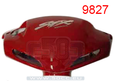 handle bar cover honda sfx red (r201) - 50cc.eu